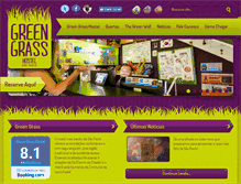 Tablet Screenshot of greengrasshostel.com